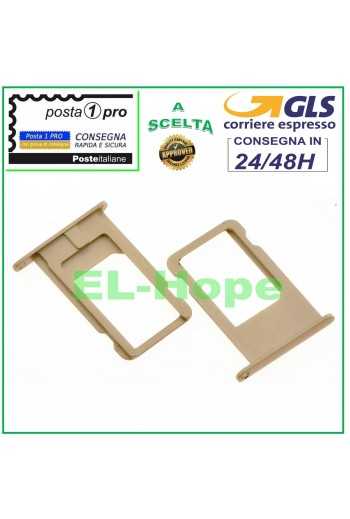 SLOT CARRELLO VANO PORTA NANO SIM CARD ALLOGGIO SCHEDA PER APPLE IPHONE 6 PLUS 