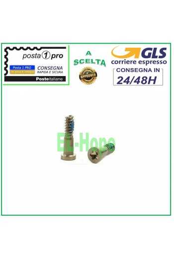 COPPIA 2 VITI LCD PENTALOBE IPHONE 4 4S 5 5S 5C SE 6 6S 6+ 7 7+ 8 8+ PLUS ORO