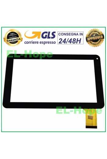 TOUCH SCREEN VETRO MEDIACOM 920GO SMARTPAD M-MP920GO DIGITIZER 9" ORIGINALE NERO