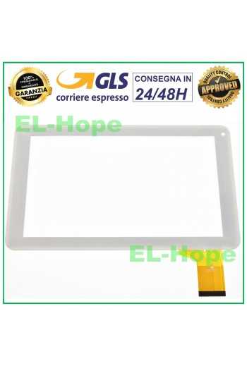 TOUCH SCREEN VETRO MEDIACOM 920GO SMARTPAD M-MP920GO DIGITIZER 9" BIANCO