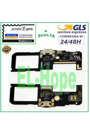 CONNETTORE RICARICA ASUS ZENFONE C ZC451CG MICROFONO FLAT FLEX DOCK CARICA