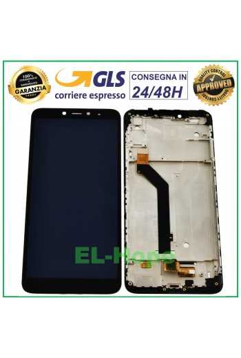 DISPLAY LCD + FRAME PER XIAOMI REDMI S2 M1803E6G TOUCH SCREEN VETRO NERO