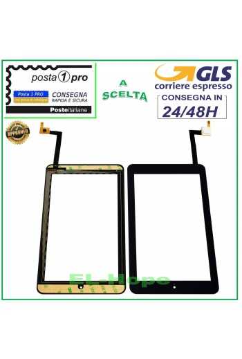 TOUCH SCREEN VETRO Alcatel One Touch 7 P310A P310X DIGITIZER ORIGINALE NERO