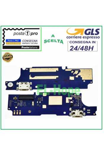 CONNETTORE RICARICA WIKO FEVER 4G MICROFONO DOCK JACK PCB MICRO USB CARICA 