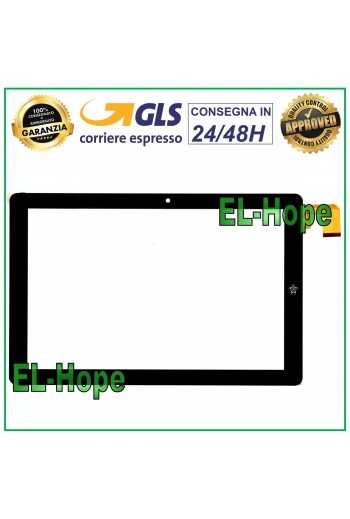 TOUCH SCREEN VETRO MEDIACOM WINPAD 10.1 X211E M-WPX211E ORIGINALE DIGITIZER NERO