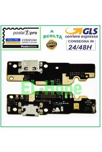 CONNETTORE DI RICARICA USB PER XIAOMI REDMI NOTE 6 PRO MICROFONO DOCK PCB CARICA