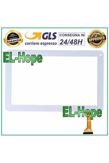 TOUCH SCREEN VETRO PER TABLET SELECLINE CE0979 DIGITIZER 10.1" ORIGINALE BIANCO