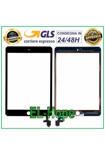 TOUCH SCREEN PER APPLE IPAD MINI 3  WIFI 3G A1599 A1600 VETRO NERO