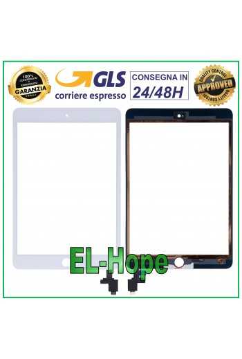 TOUCH SCREEN PER APPLE IPAD MINI 3 WIFI 3G A1599 A1600 VETRO BIANCO