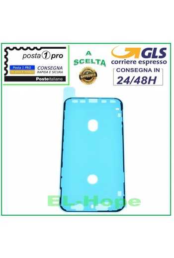 FRAME CORNICE ADESIVA BIADESIVO IMPERMEABILE TELAIO LCD DISPLAY APPLE IPHONE XR