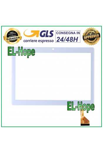 TOUCH SCREEN VETRO PER PHABLET CH-10114A2-L-S10 ZS FX1912 10.1 DIGITIZER BIANCO