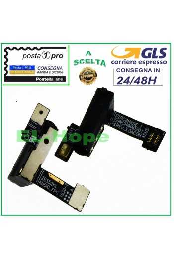 FLAT FLEX CABLE JACK AUDIO CUFFIE ASUS ZENFONE 3 ZE520KL Z017D PLUG + MICROFONO