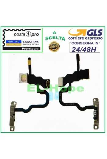 FLAT FLEX POWER TASTO ON OFF ACCENSIONE APPLE IPHONE X A1901 FLASH + MICROFONO