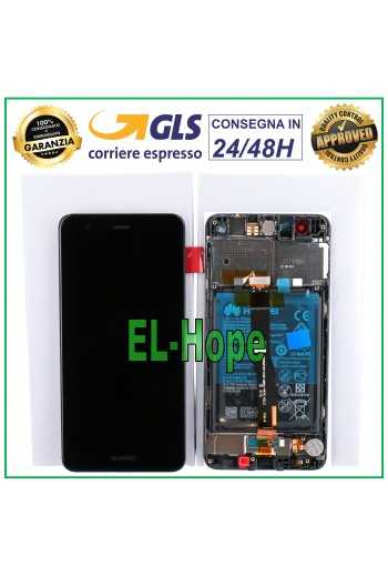 DISPLAY LCD TOUCH SCREEN FRAME + BATTERIA ORIGINALE HUAWEI NOVA CAN-L11 NERO