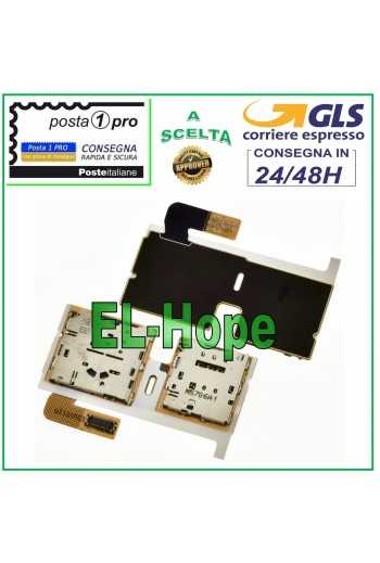 LETTORE SCHEDA SIM CARD SAMSUNG GALAXY TAB S2 8.0 SM-T715 SLOT MICRO SD MEMORY