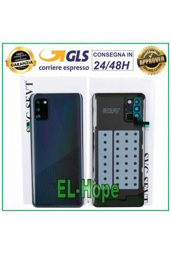 COPRI BATTERIA ORIGINALE SAMSUNG GALAXY A31 SM-A315 COPERCHIO POSTERIORE NERO