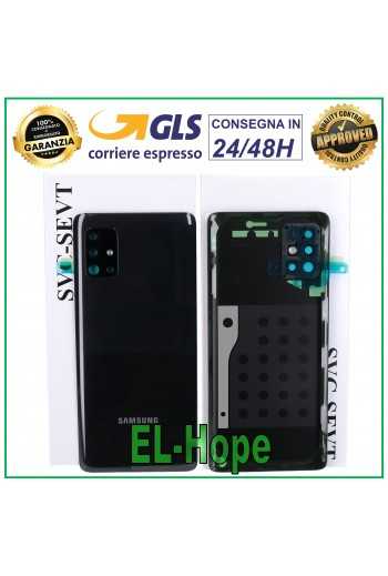 COPRI BATTERIA ORIGINALE SAMSUNG GALAXY A51 5G SM-A516 COPERCHIO POSTERIORE NERO