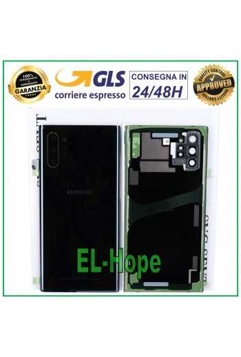 SCOCCA COPERCHIO BATTERIA ORIGINALE SAMSUNG GALAXY NOTE 10 PLUS SM-N975F NERO