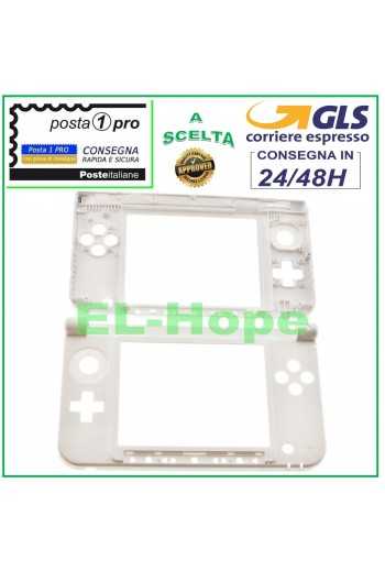 SCOCCA CASE COVER INFERIORE DI RICAMBIO PER NINTENDO 3DS XL SNODO HOUSING BIANCO