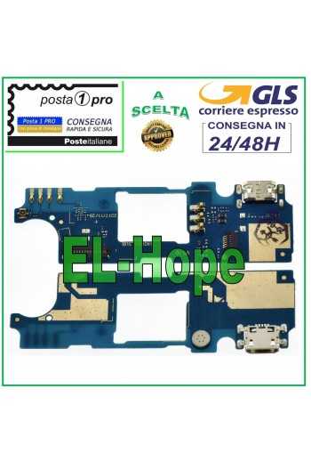 CONNETTORE RICARICA FLAT FLEX WIKO LENNY 5 + MICROFONO DOCK MICRO USB PCB CARICA