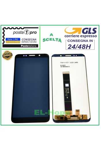 DISPLAY LCD PER HUAWEI HONOR 7S DUA-LX2 L22 AL00 TOUCH SCREEN SCHERMO VETRO NERO