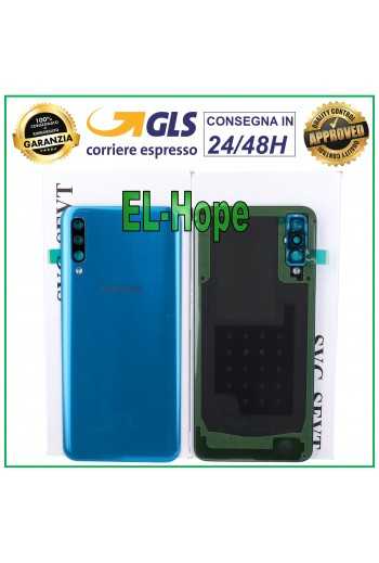 COPRI BATTERIA ORIGINALE SAMSUNG GALAXY A50 SM-A505 COPERCHIO POSTERIORE BLU