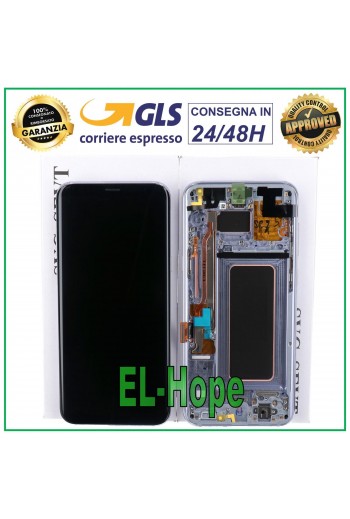 DISPLAY LCD FRAME ORIGINALE SAMSUNG GALAXY S8+ PLUS SM-G955 F TOUCH SCREEN VIOLA