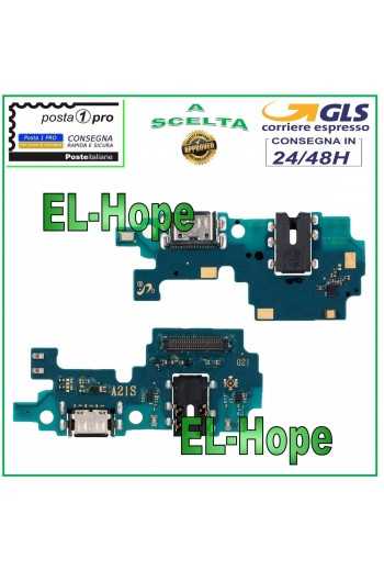 CONNETTORE DI CARICA SAMSUNG GALAXY A21S SM-A217F MICROFONO DOCK RICARICA TYPE-C