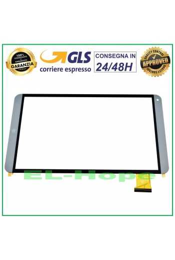 TOUCH SCREEN VETRO MEDIACOM SMARTPAD HX 10 HD M-SP10HXXH ORIGINALE GRIGIO