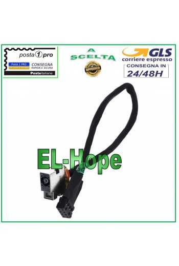 FLAT CONNETTORE ALIMENTAZIONE DC POWER JACK HP PJ584 ENVY 15 PAVILION 14-E 8 PIN