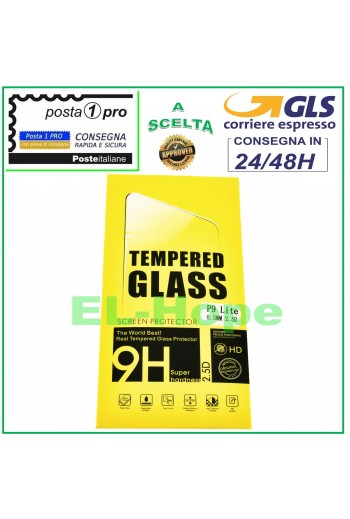 PELLICOLA IN VETRO TEMPERATO GLASS PROTEZIONE LCD SCHERMO DISPLAY HUAWEI P9 LITE