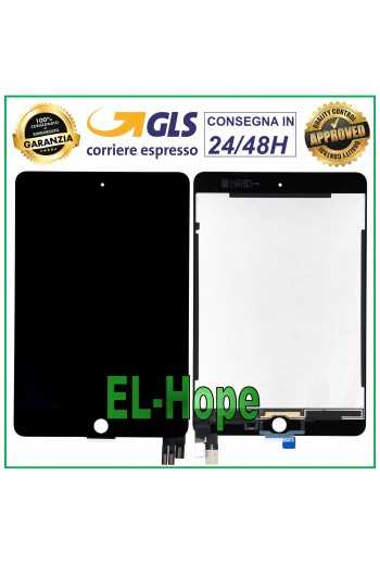 DISPLAY LCD + TOUCH SCREEN PER APPLE IPAD MINI 5 A2133 2124 2125 2126 VETRO NERO