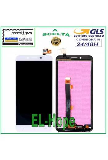 DISPLAY LCD PER ASUS ZENFONE 3 MAX 5.5 ZC553KL X00DD X00DS TOUCH SCREEN BIANCO