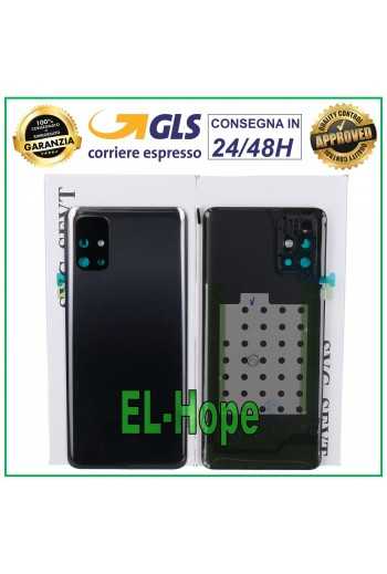 COPRI BATTERIA ORIGINALE SAMSUNG GALAXY M31S SM-M317 COPERCHIO POSTERIORE NERO