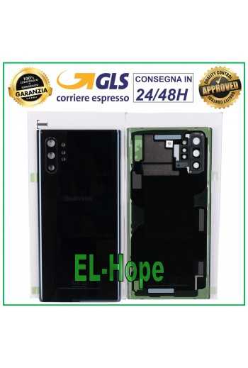 SCOCCA COPERCHIO BATTERIA ORIGINALE SAMSUNG GALAXY NOTE 10 PLUS SM-N976F NERO