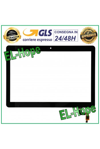 TOUCH SCREEN VETRO HUAWEI MEDIAPAD T3 10" AGS-L03 AGS-L09 AGS-W09 DIGITIZER NERO