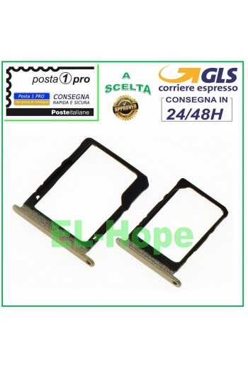 SLOT CARRELLO VANO PORTA NANO SIM CARD SCHEDA + MICRO SD SAMSUNG GALAXY A3 A300 