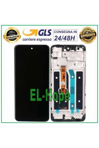 DISPLAY LCD + FRAME PER LG K42 LMK420EMW LM-K420 LMW TOUCH SCREEN VETRO SCHERMO