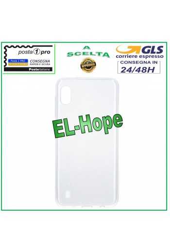 CUSTODIA PROTETTIVA CASE COVER TRASPARENTE SAMSUNG GALAXY A10 SM A105 F TPU GEL