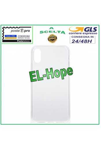 CUSTODIA PROTETTIVA CASE COVER TRASPARENTE PER APPLE IPHONE X BUMPER TPU GEL
