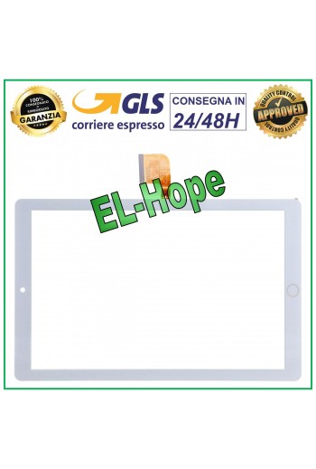 TOUCH SCREEN VETRO TABLET DH-10153A4-PG-FPC431 ZS 10.1 ORIGINALE BIANCO WHITE