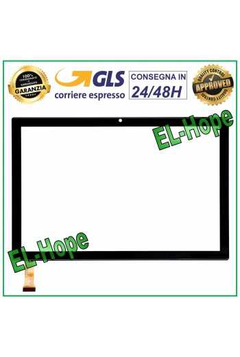 TOUCH SCREEN VETRO TABLET YESTEL T5 T5_EEA DIGITIZER 10.1" ORIGINALE NERO BLACK