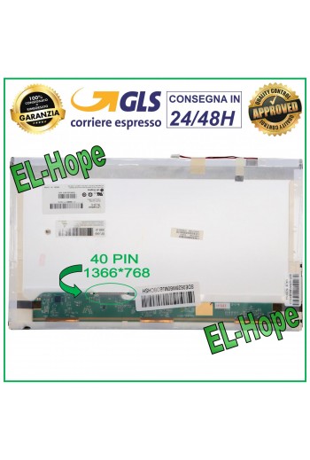 DISPLAY LP156WH1 (TL) (C1) CCFL LCD NOTEBOOK 15.6" 30 PIN 1366*768 HD SCHERMO
