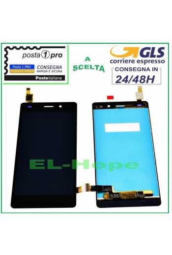 LCD DISPLAY PER HUAWEI P8 Lite ALE-L21 TOUCH SCREEN SCHERMO MONITOR VETRO NERO