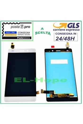 LCD DISPLAY PER HUAWEI P8 Lite ALE-L21 TOUCH SCREEN SCHERMO MONITOR VETRO BIANCO