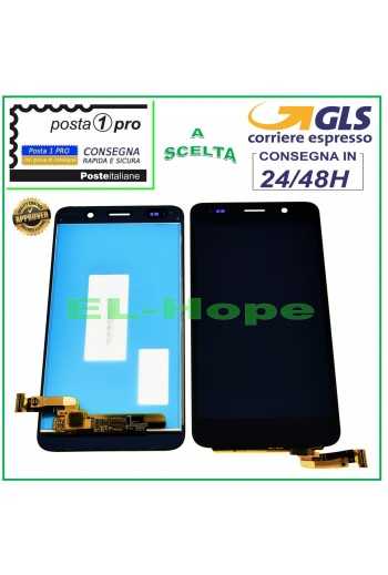 LCD DISPLAY PER HUAWEI Y6 SCL-L01 SCL-L21 TOUCH SCREEN SCHERMO VETRO NERO