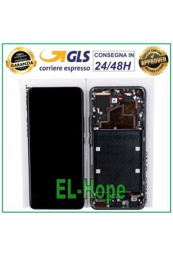 DISPLAY LCD ORIGINALE + FRAME XIAOMI MI 11 5G M2011K2G TOUCH VETRO TARNISH NERO