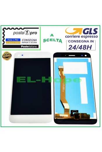 DISPLAY LCD PER HUAWEI Y6 PRO 2017 SLA-L02 L22 TL00 TOUCH SCREEN VETRO BIANCO