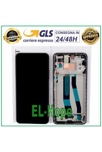 DISPLAY ORIGINALE + FRAME XIAOMI MI 11 LITE 4G M2101K9AG TOUCH SCREEN NERO