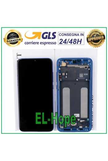 DISPLAY LCD ORIGINALE + FRAME XIAOMI MI 9 LITE M1904F3BG TOUCH SCREEN VETRO BLU